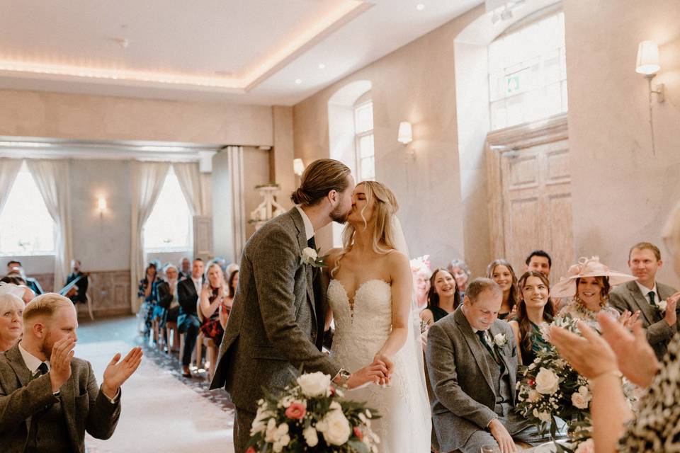 Fawsley Hall wedding