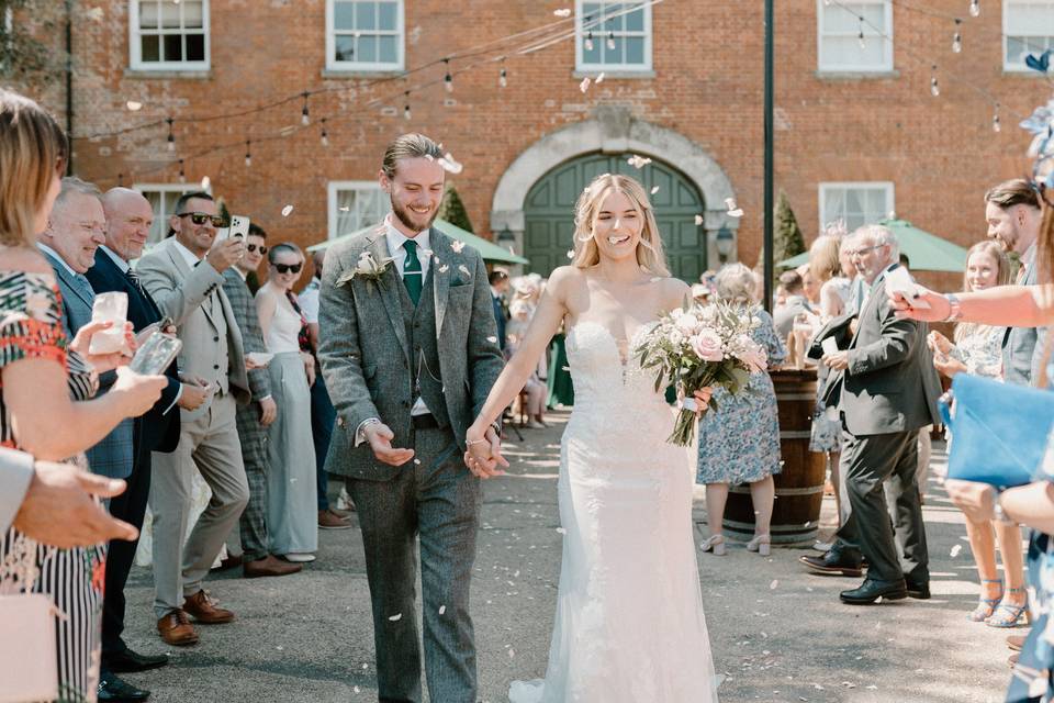 Fawsley Hall wedding