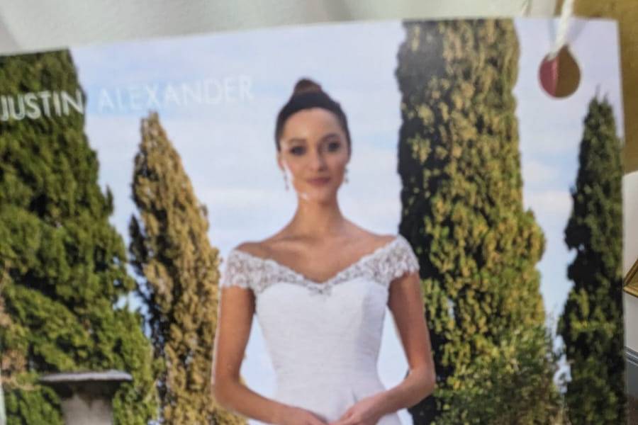 Justin Alexander gown