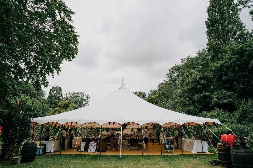 Marquee on Lawn
