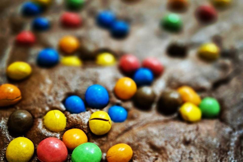 Crispy M&M Brownie