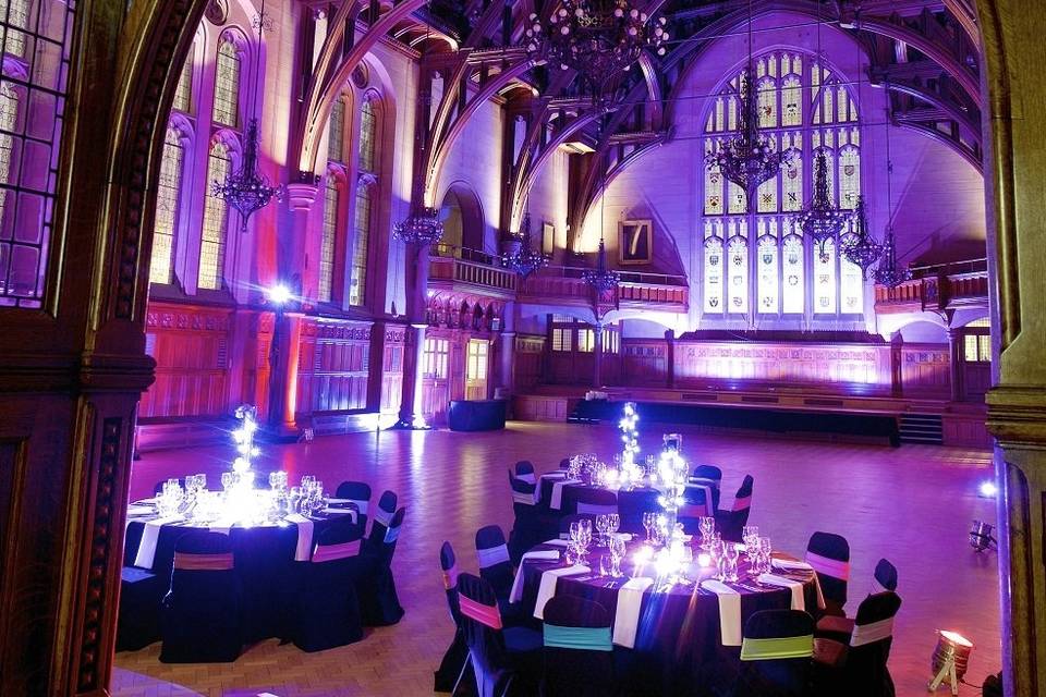 Whitworth Hall - Lighting Photoshoot