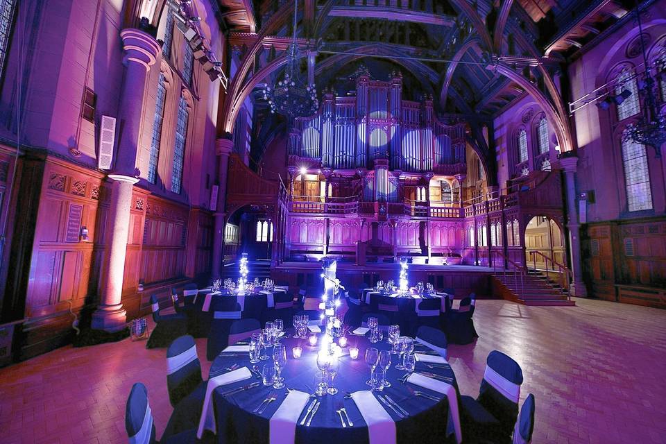 Whitworth Hall - Lighting Photoshoot