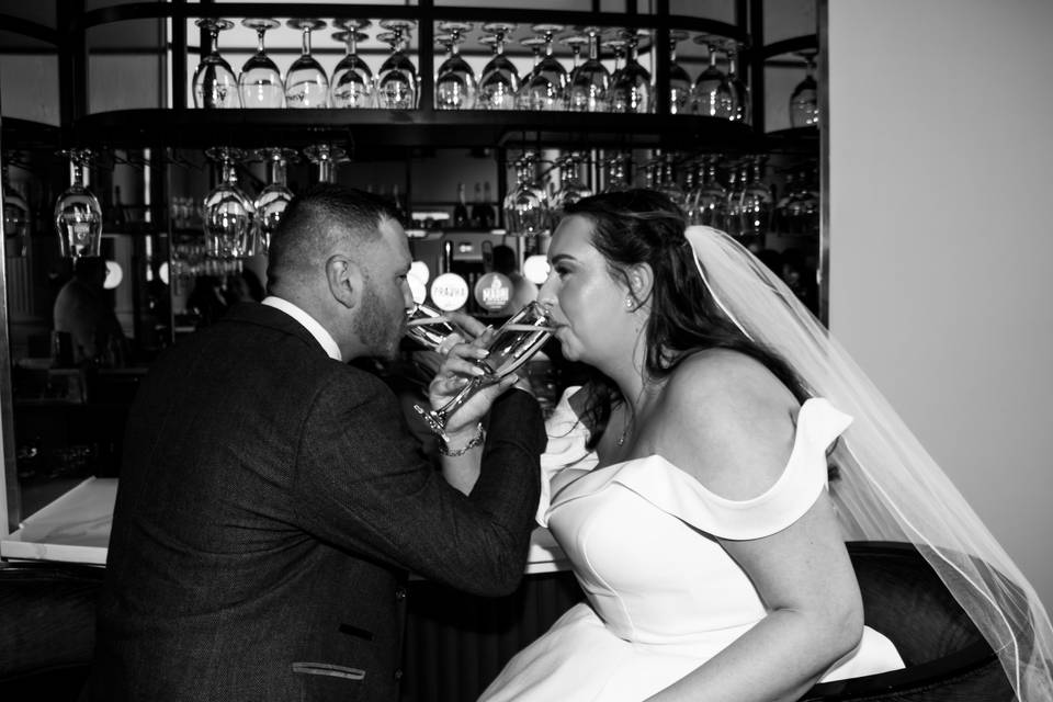 Bride and groom