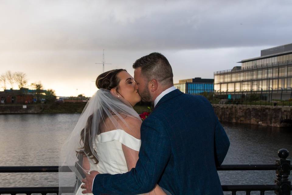Groom and bride
