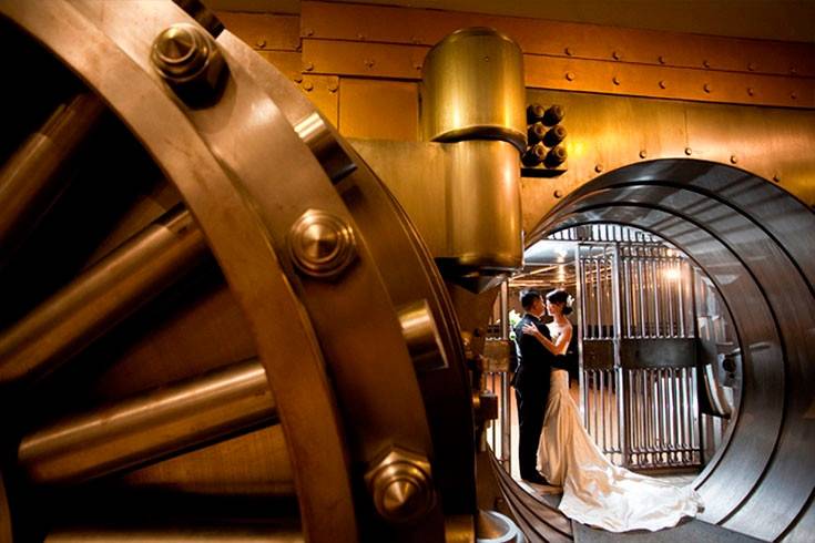 Couple in a vault