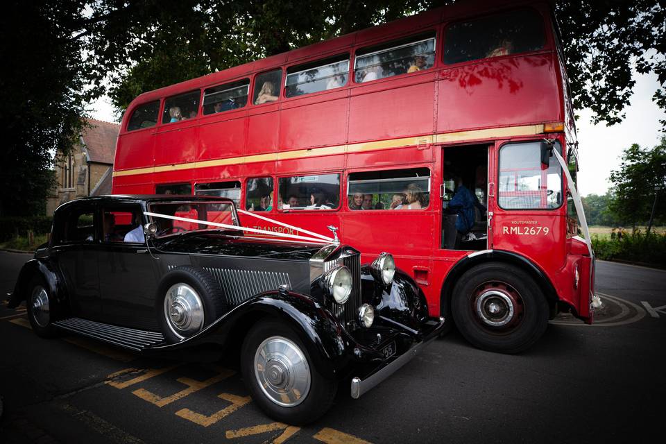 Gorgeous wedding transport