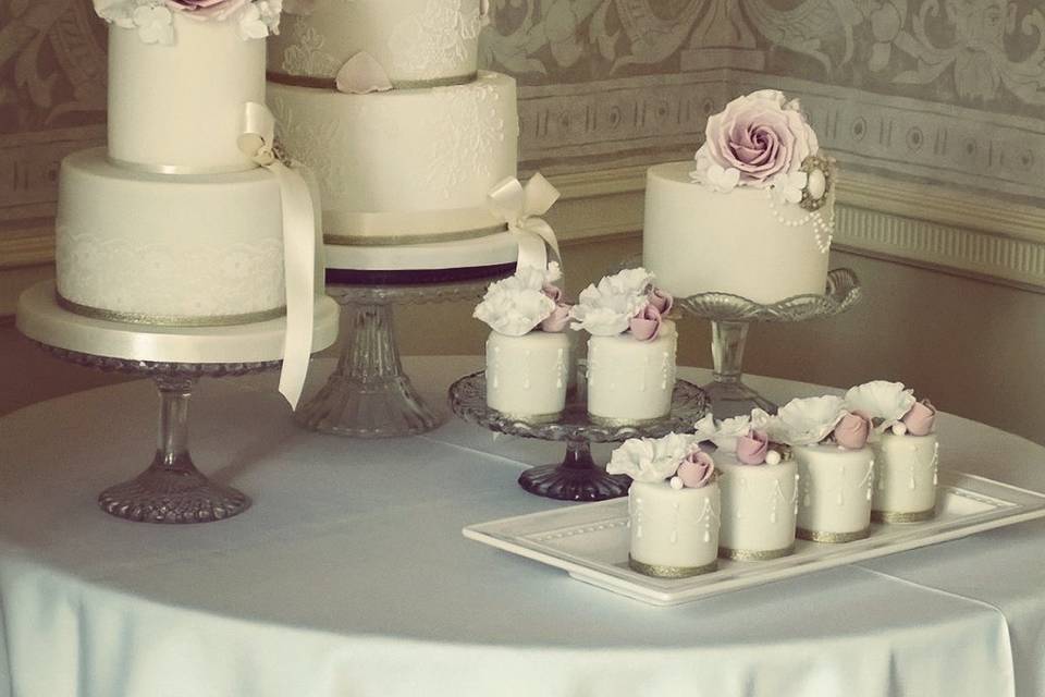 Vintage desert table