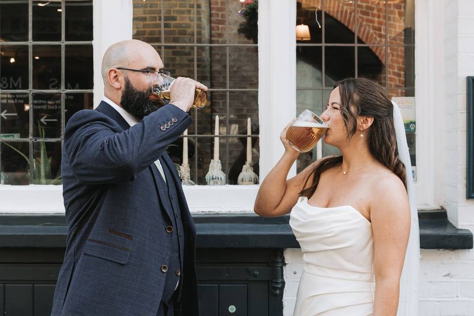 Pub in Chichester wedding