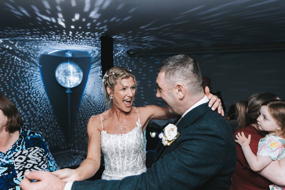 Wedding party photo