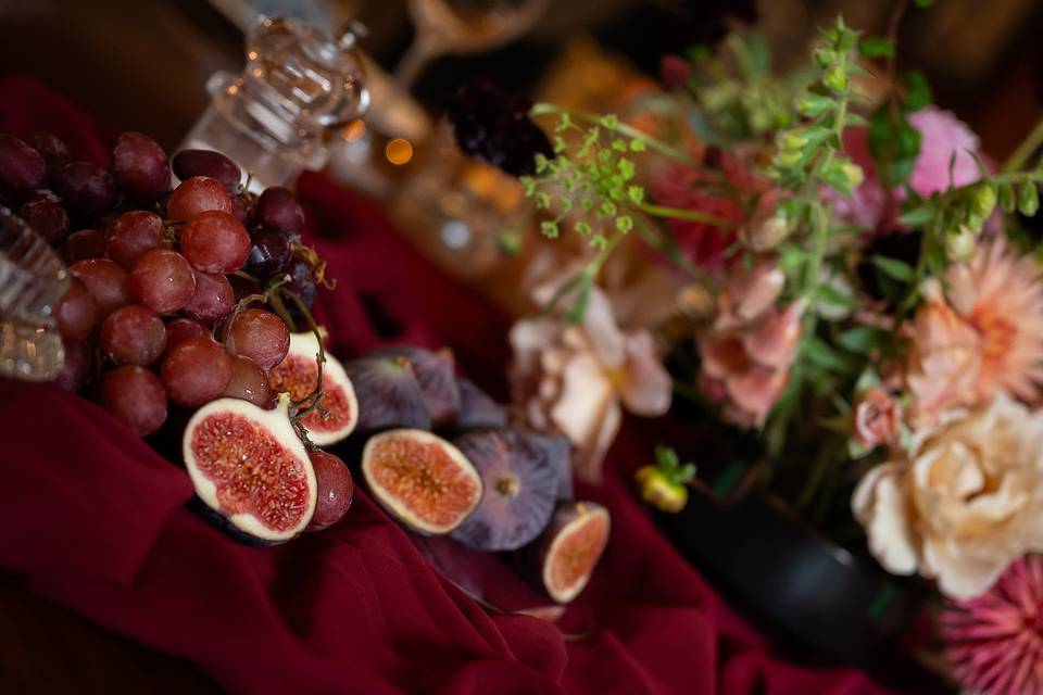 Wedding dinner styling