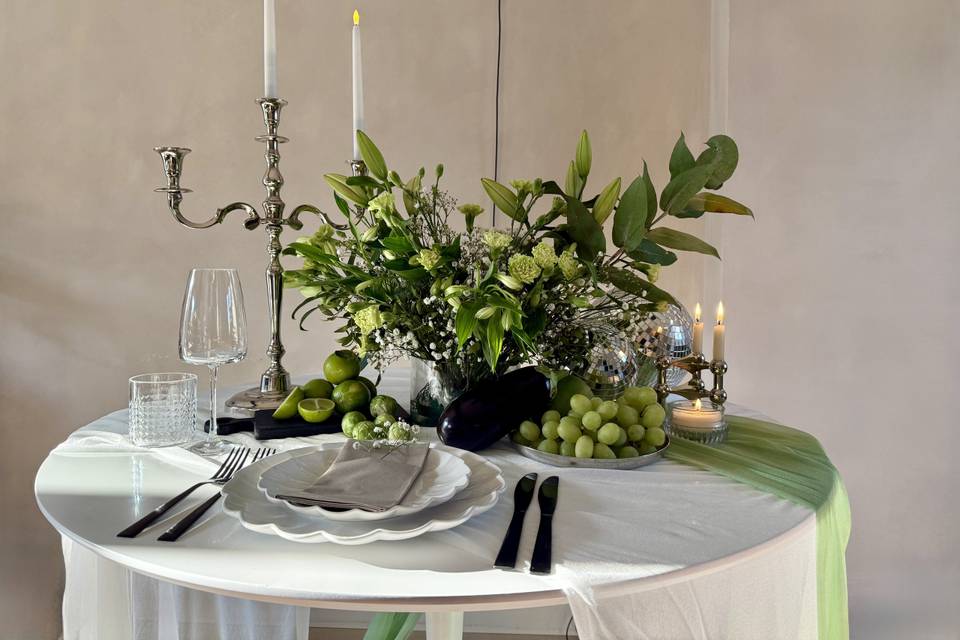 Table centrepiece flowers