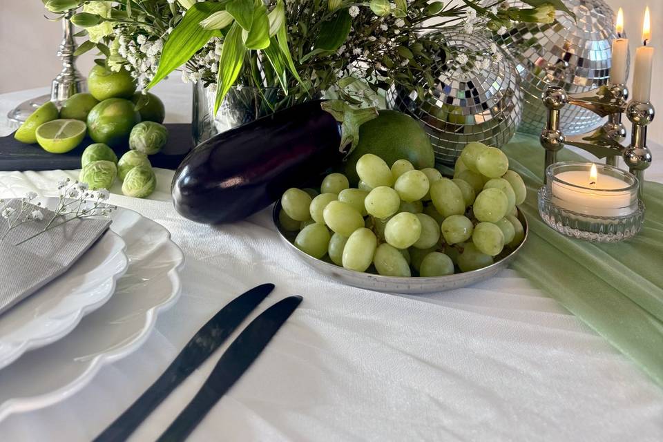 Table centrepiece flowers