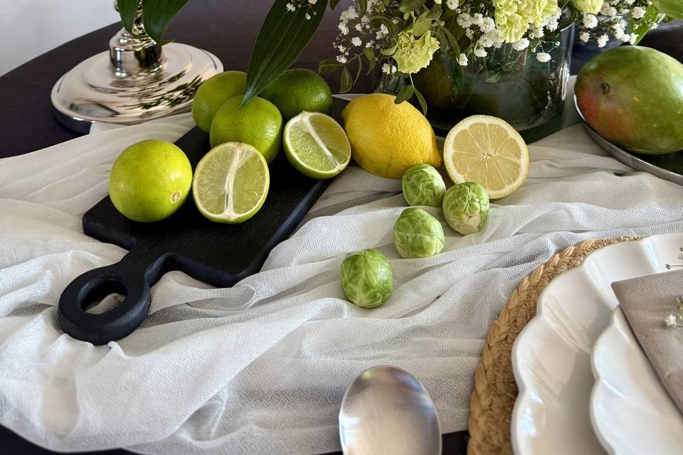 Table centrepiece flowers