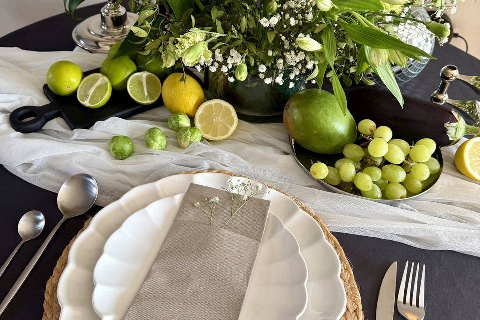 Table centrepiece flowers