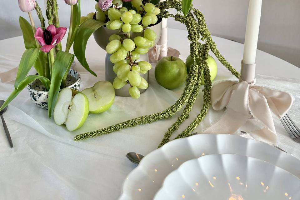 Table centrepiece flowers
