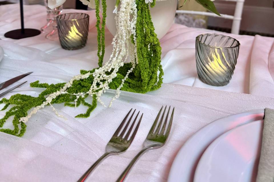 Table centrepiece flowers