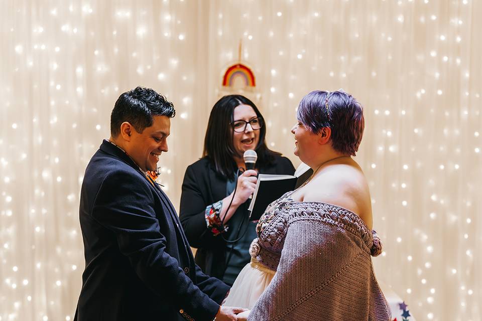 Celebrant led with Gayle