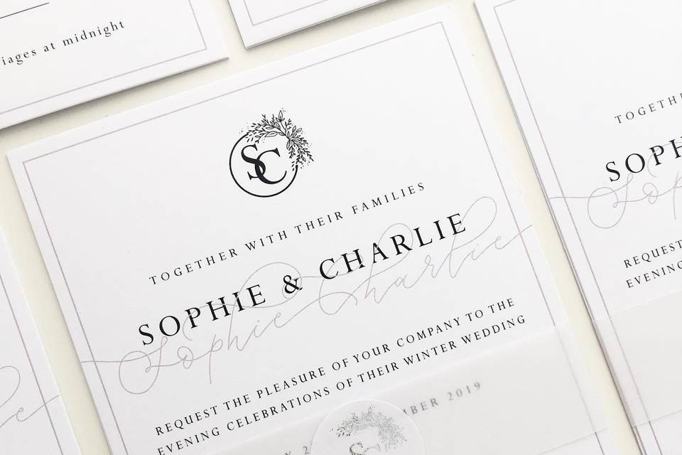 Luxury Wedding Invitation Suite