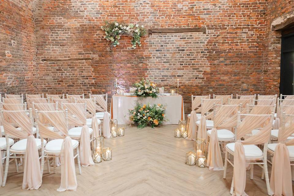 Ceremony in the Barn