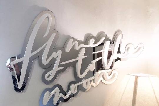 Bespoke Modern Calligraphy Signage