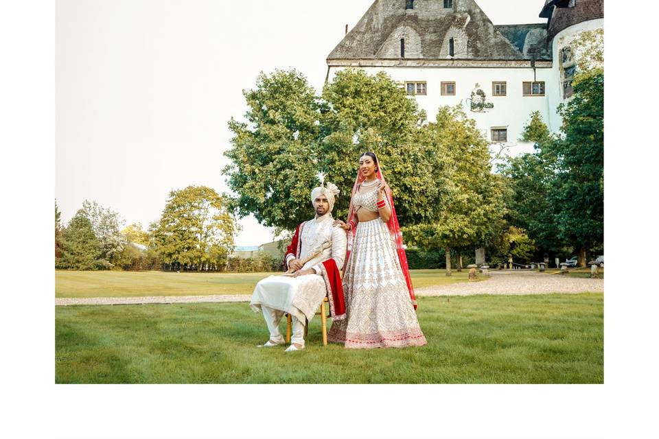 Outdoor wedding photos