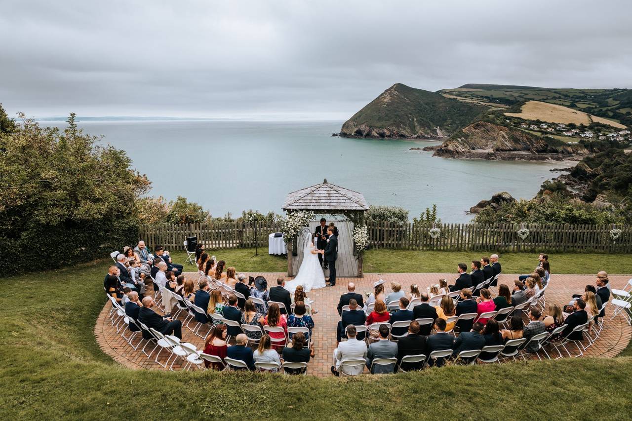 sandy cove wedding