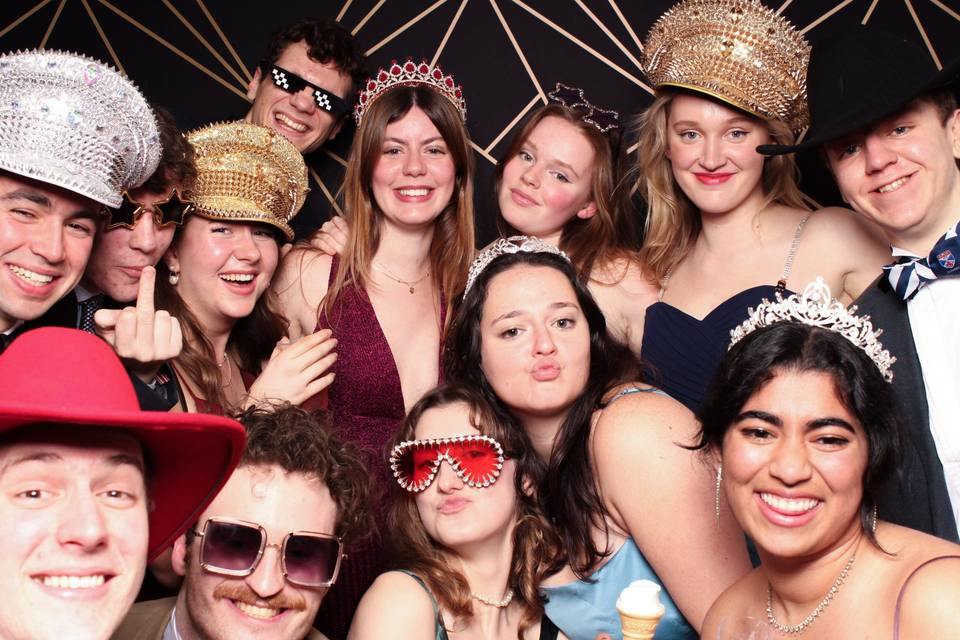 Large Group photobooth hire