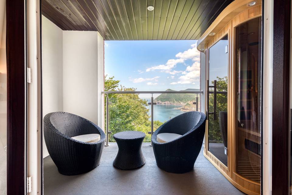 Balcony of Bridal Suite