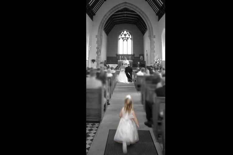 Flower girl entrance