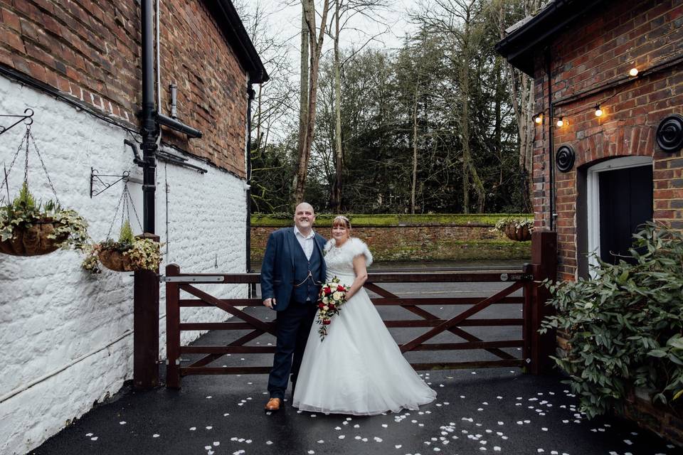 Couple portrait glasshouse