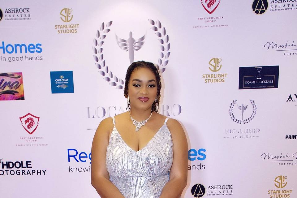 Red carpet glam