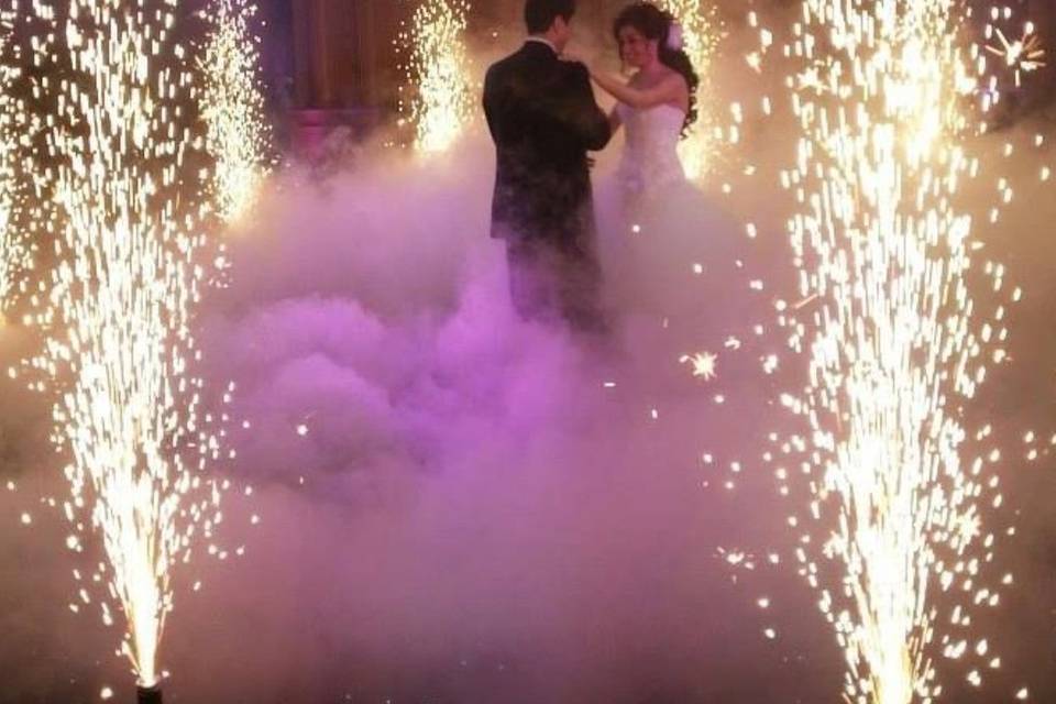 Sparklers and smoke hire