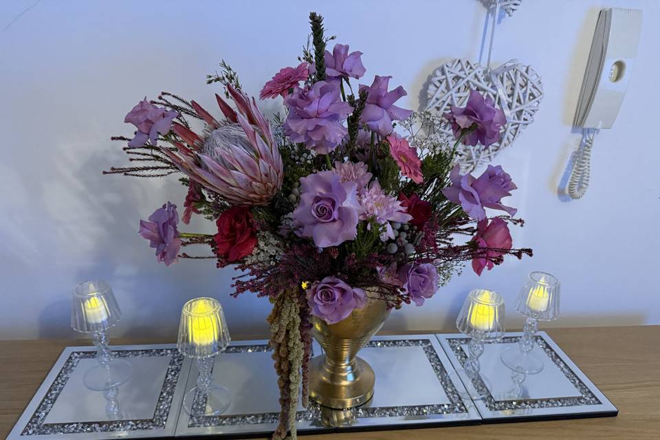 Flowers centrepiece