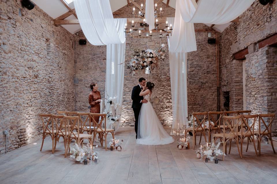 Barn ceremony