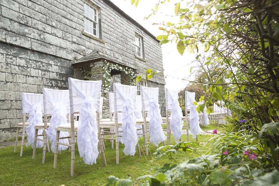 Ta Mill House - outdoor ceremony venue