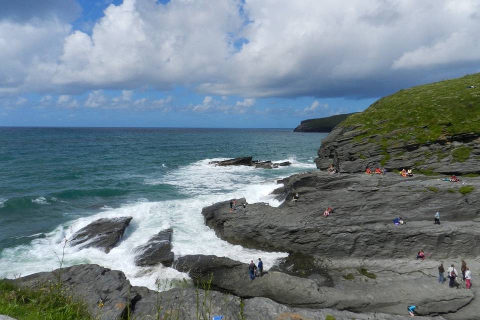 Trebarwith Strand- only 15 minutes from Ta Mill