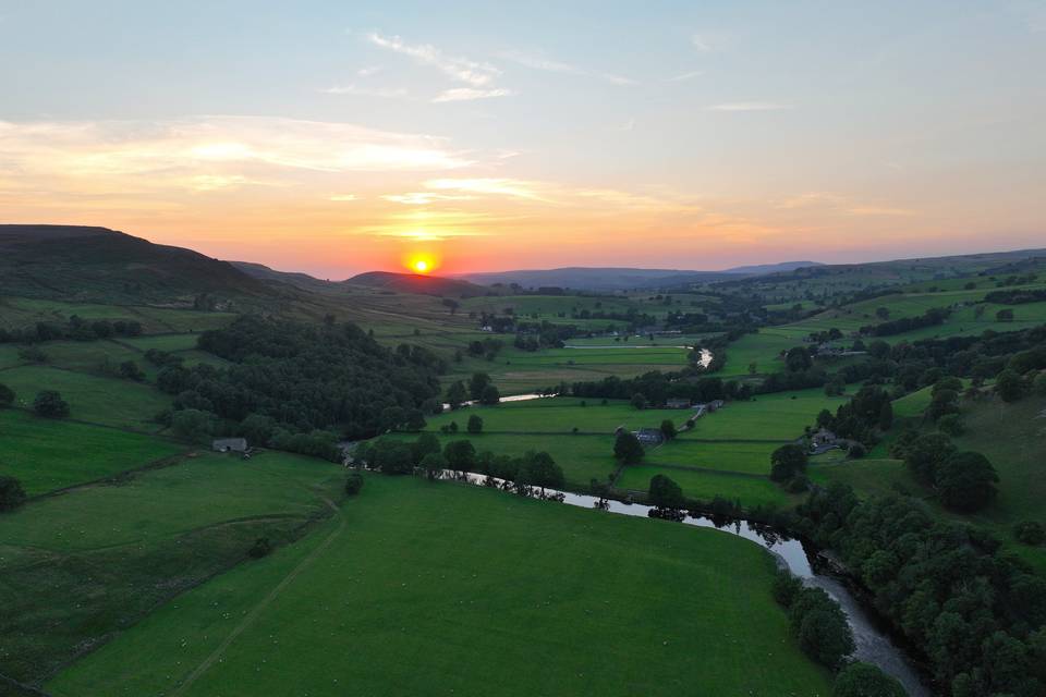 Yorkshire sunset