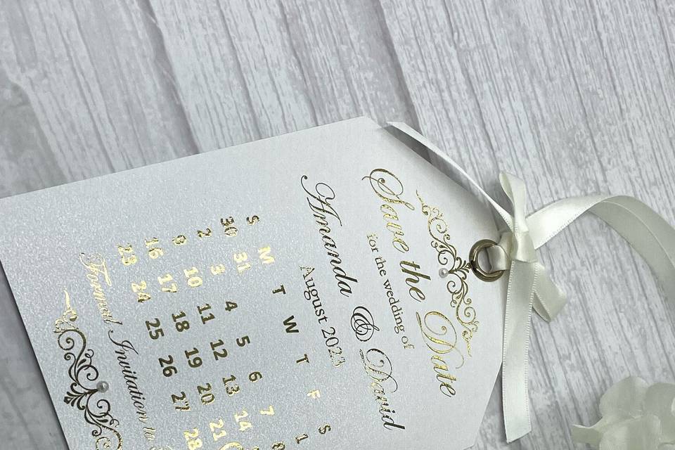 Foil Save the Date