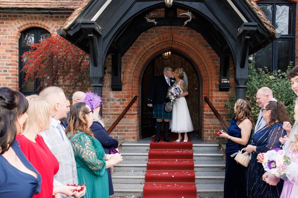 Natural wedding moments