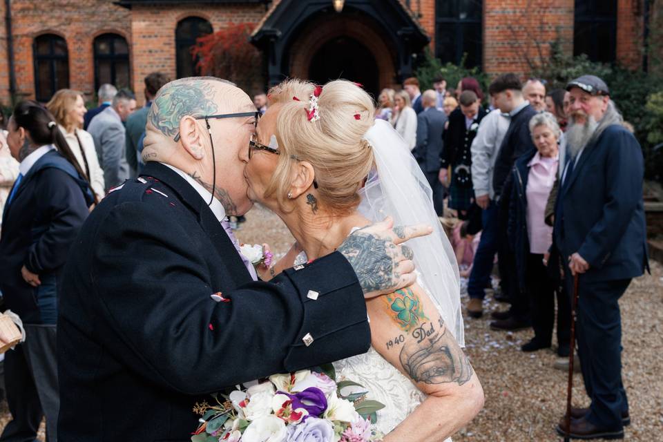 Emotional wedding photography