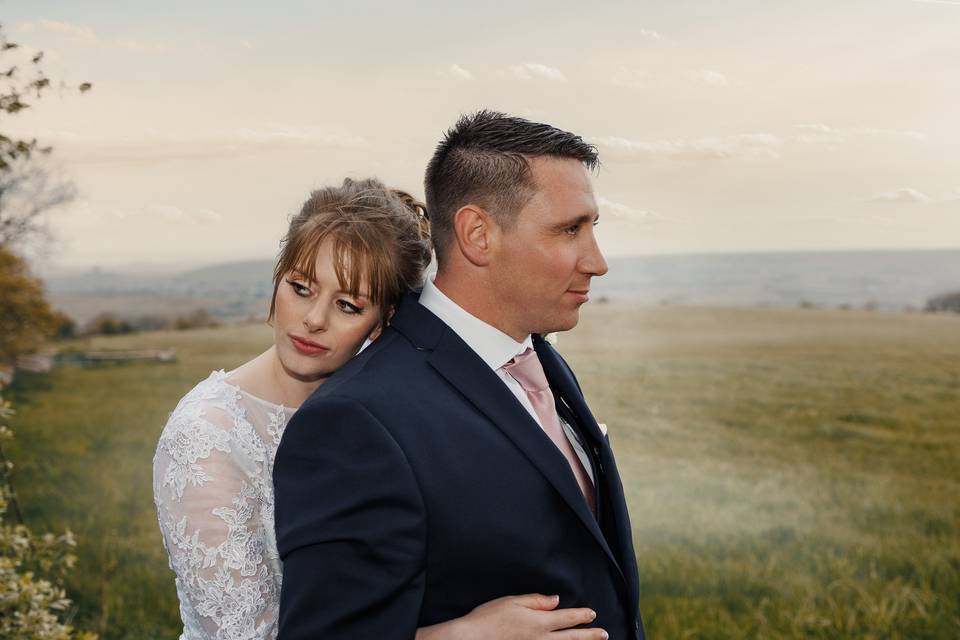 Natural wedding moments