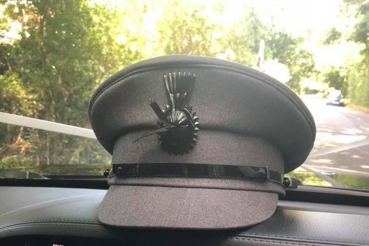 Wedding chauffeur hat