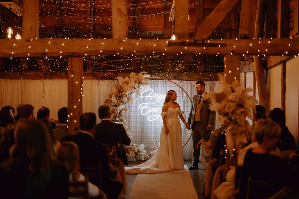 Apple Barn Ceremony