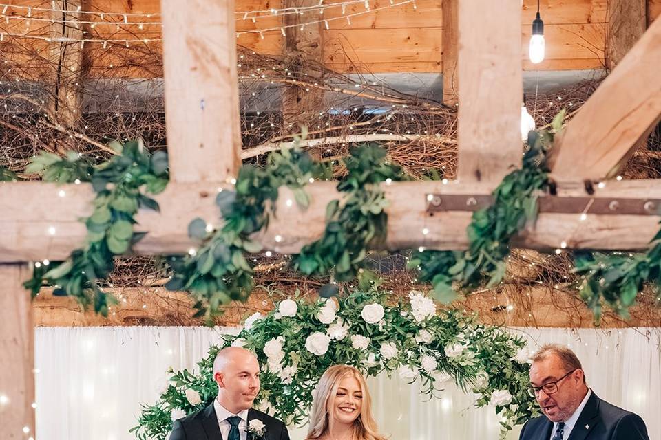 Apple Barn Ceremony