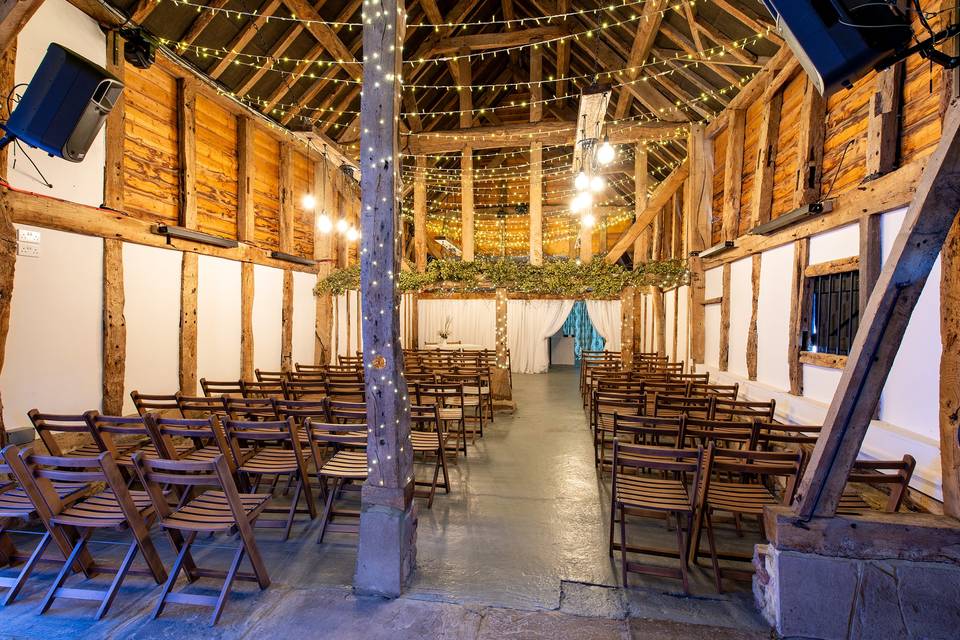 Apple Barn ceremony