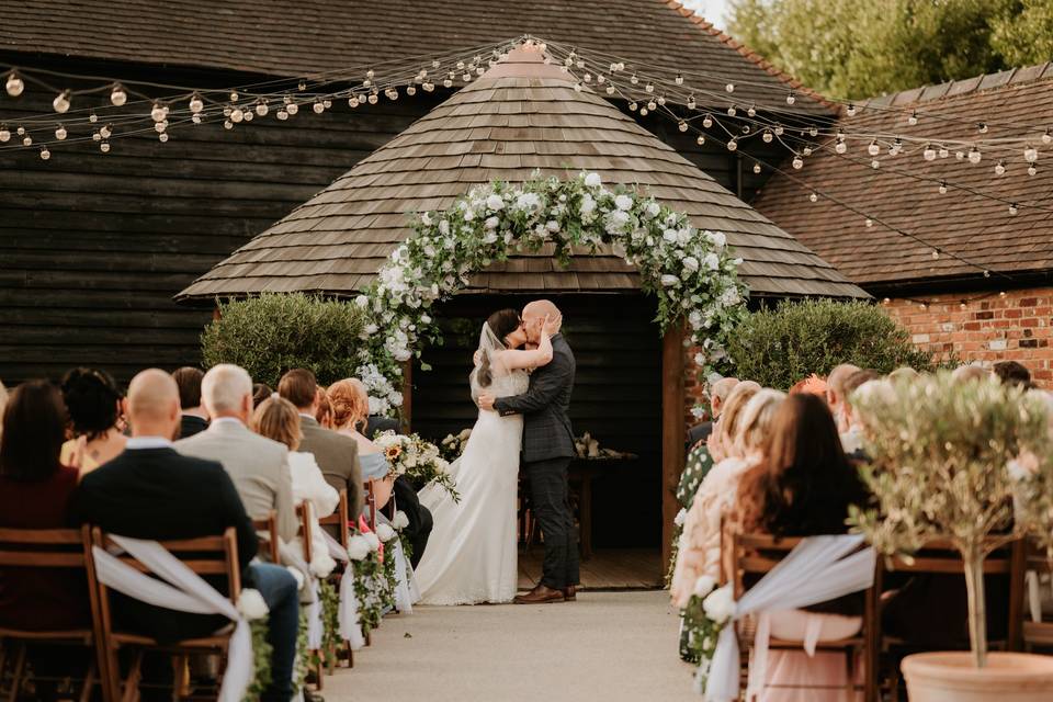 Courtyard Gazebo Ceremony