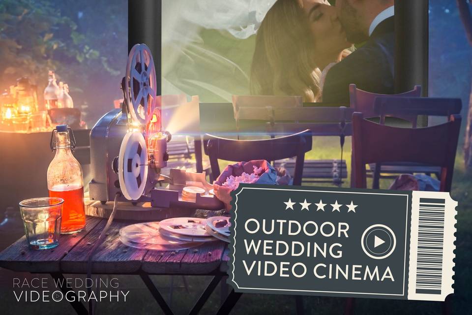 Outdoor Wedding Video Cinema