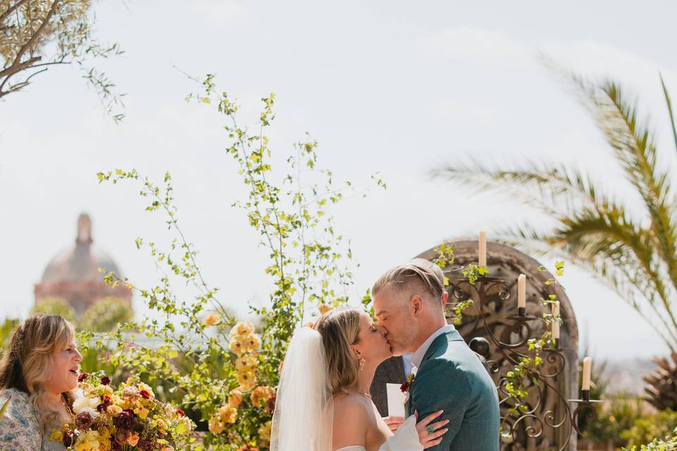 Rooftop wedding