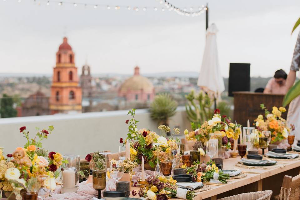 Rooftop wedding